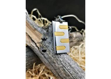 Collier Origine pour homme avec son pendentif en acier inoxydable 316L