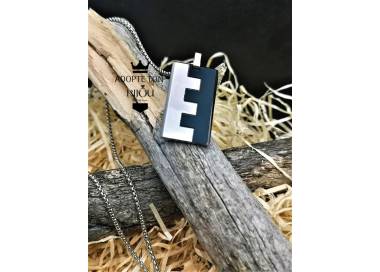 Collier Presta pour homme avec son pendentif en acier inoxydable 316L