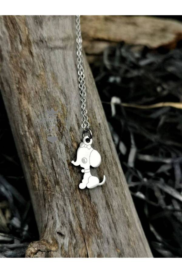 Collier Pendentif Snoopy Doré - Neuf Sans étiquette (cadeau Idéal)