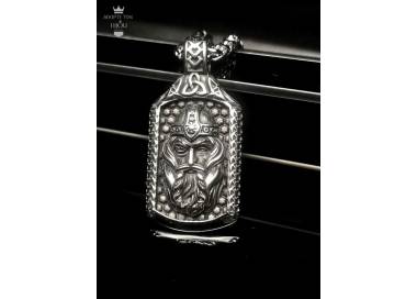 Collier viking Odin en acier inoxydable
