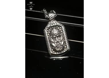 Collier viking Odin en acier inoxydable