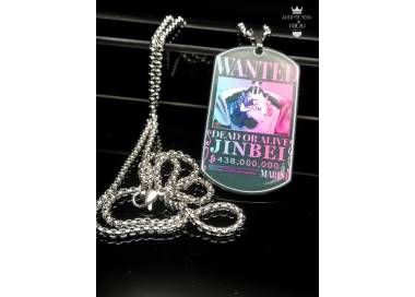 Collier One Piece Jinbe en acier inoxydable