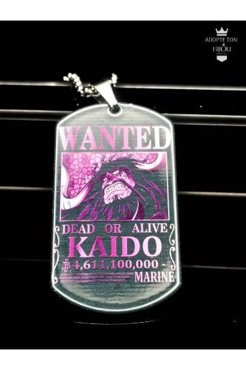 Collier Kaido One Piece en acier inoxydable