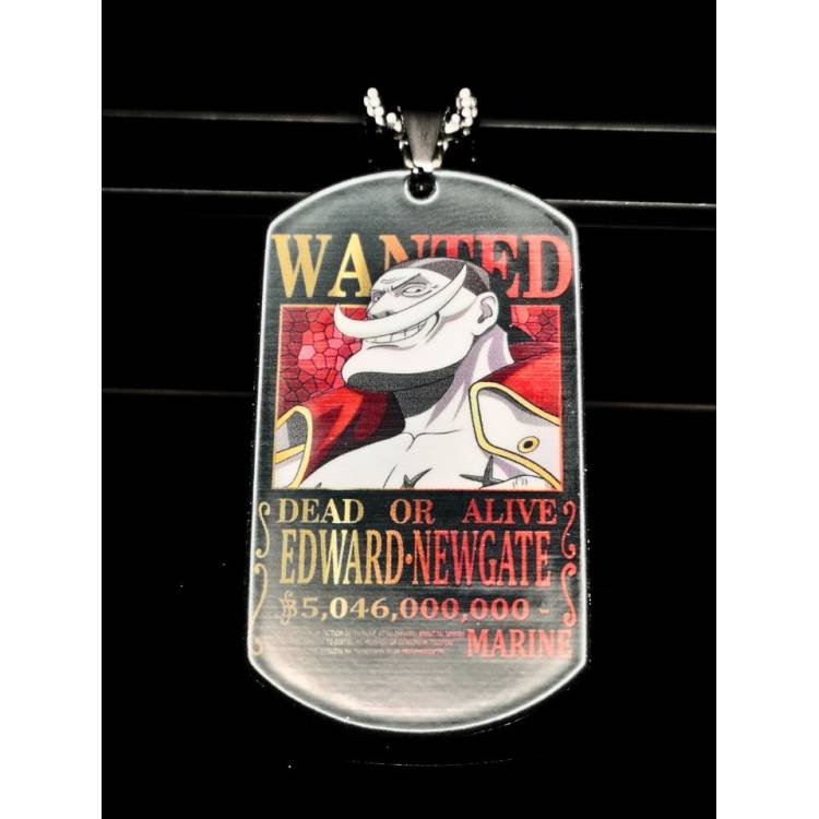 Collier Barbe blanche One Piece en acier inoxydable