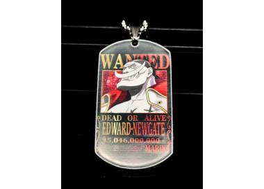 Collier Barbe blanche One Piece en acier inoxydable