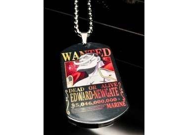 Collier Barbe blanche One Piece en acier inoxydable