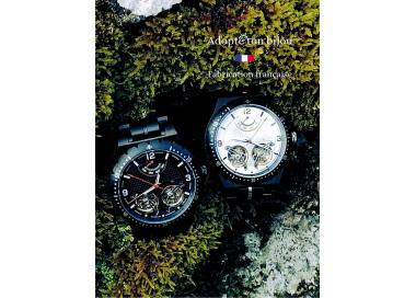 Montre en bois artisanale de luxe unique Orion noire