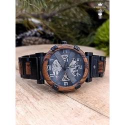 Montre en bois artisanale de Luxe unique Clotaire