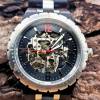 Montre artisanale en bois automatique Manège pour homme