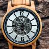 Montre en bois artisanale automatique Amour Fou