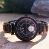 Montre en bois pour femme | L'élégance de l'ébène chic pour femme