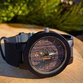 Montre en bois - Le ressort du temps - homme/femme accessoire de mode
