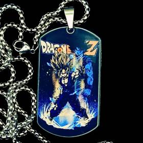 collier manga dragon ball z son goku & gohan | père fils bijouterie