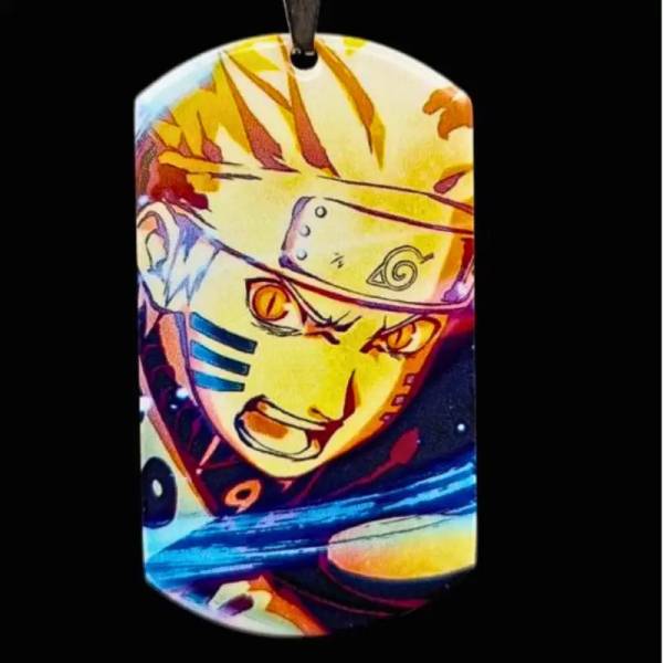 collier manga naruto en mode biju animé