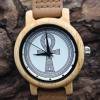 montre en bois spirituelle ankh
