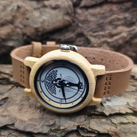 montre en bois de protection gaia