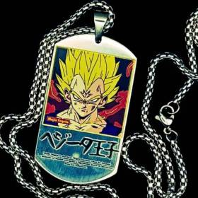 collier manga dragon ball z vegeta M