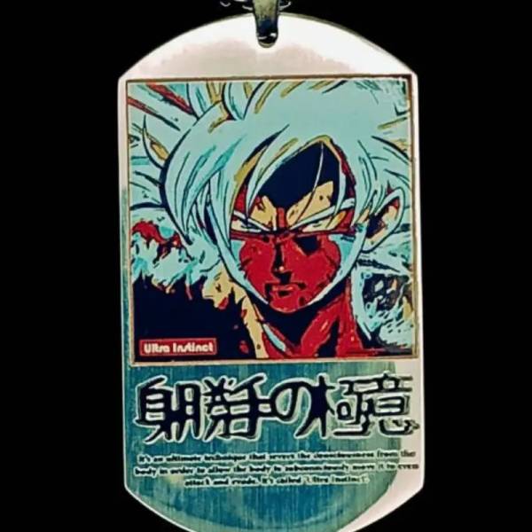 collier manga son goku blue
