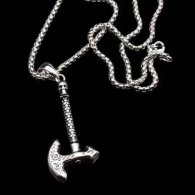 collier viking hache Mammen du guerrier