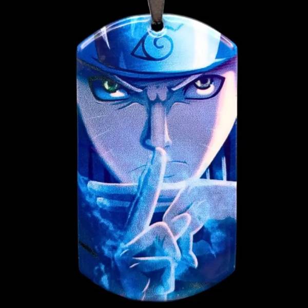 collier manga naruto jutsu bleu