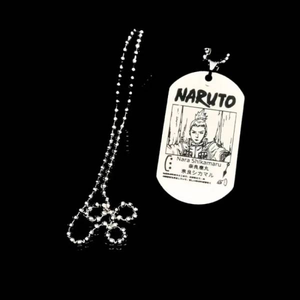 Collier manga Naruto Shikamaru Nara 🇫🇷 avec sa chaine