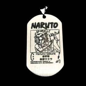 Collier manga Naruto Sakura Haruno 🇫🇷 coté face